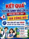 Tra cứu kết quả Tuyển sinh 10