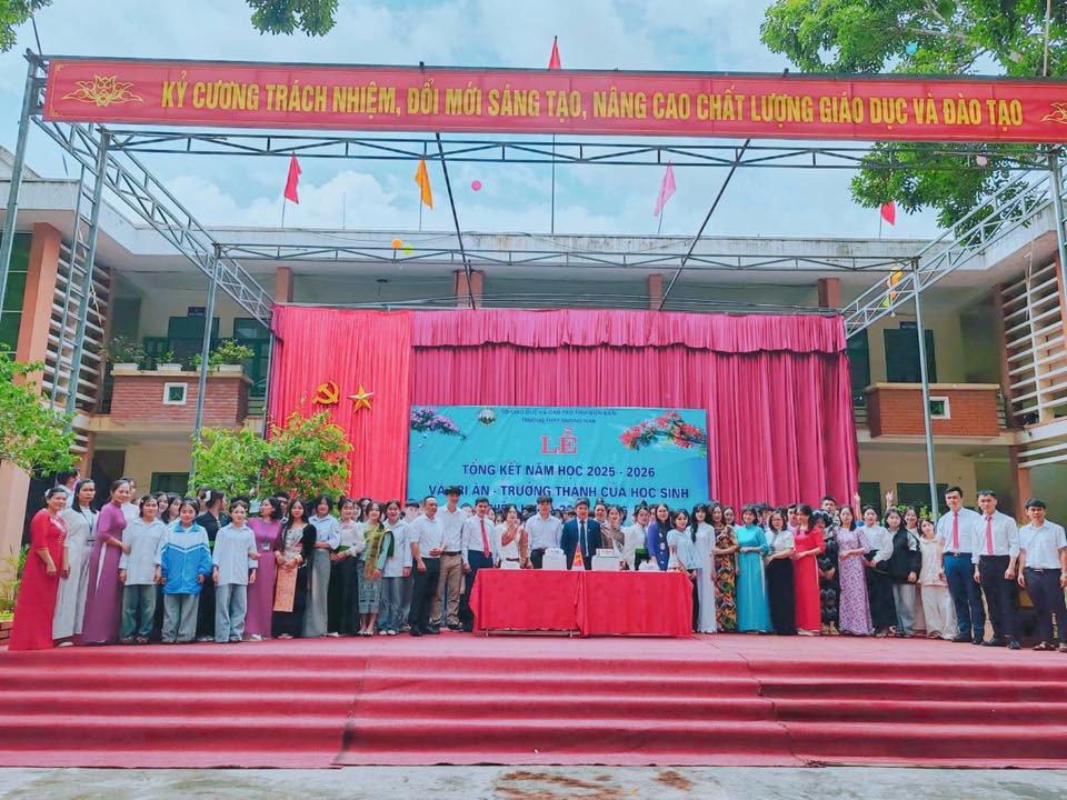 Trường THPT Mường Nhà long trọng tổ chức Lễ tổng kết năm học 2025–2026 và Lễ tri ân, trưởng thành của học sinh niên khóa 2023–2026.