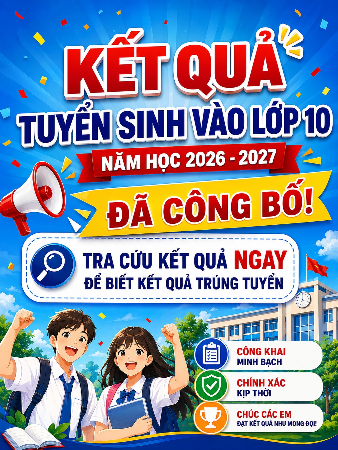 Tra cứu kết quả Tuyển sinh 10