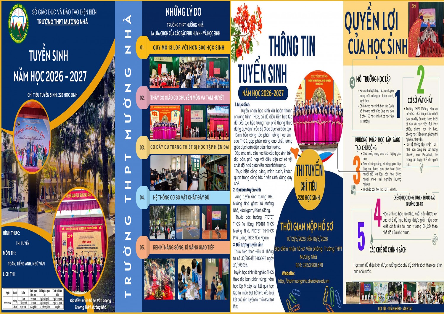 📣 🎉THÔNG BÁO TUYỂN SINH VÀO LỚP 10🎓 NĂM HỌC 2026 – 2027🎉💕